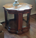 Wood Curio Side Table - thumbnail 3 of 5