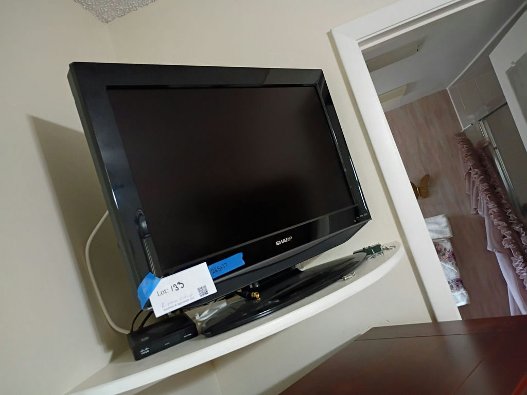 Sharp Flat Screen Television with Cisco Set-Top Box - image 2 of 4