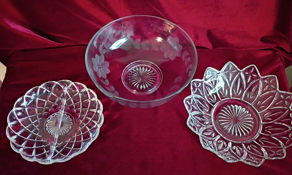 Assorted Cut Glass Serving Dishes and Bowls - image 3 of 4