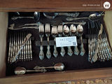Ornate Silver-Tone Flatware Set - thumbnail 1 of 10