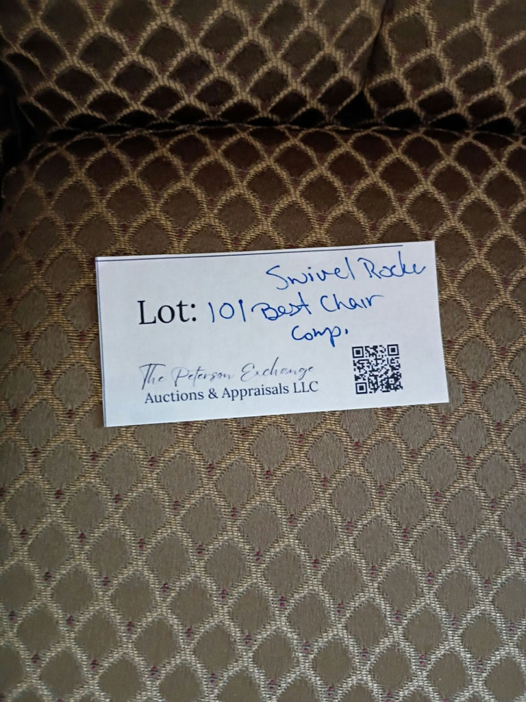 Tufted Swivel Rocking Armchair - image 4 of 4