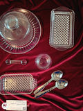 Mixed Glass Serving Pieces and Spoons - thumbnail 2 of 4