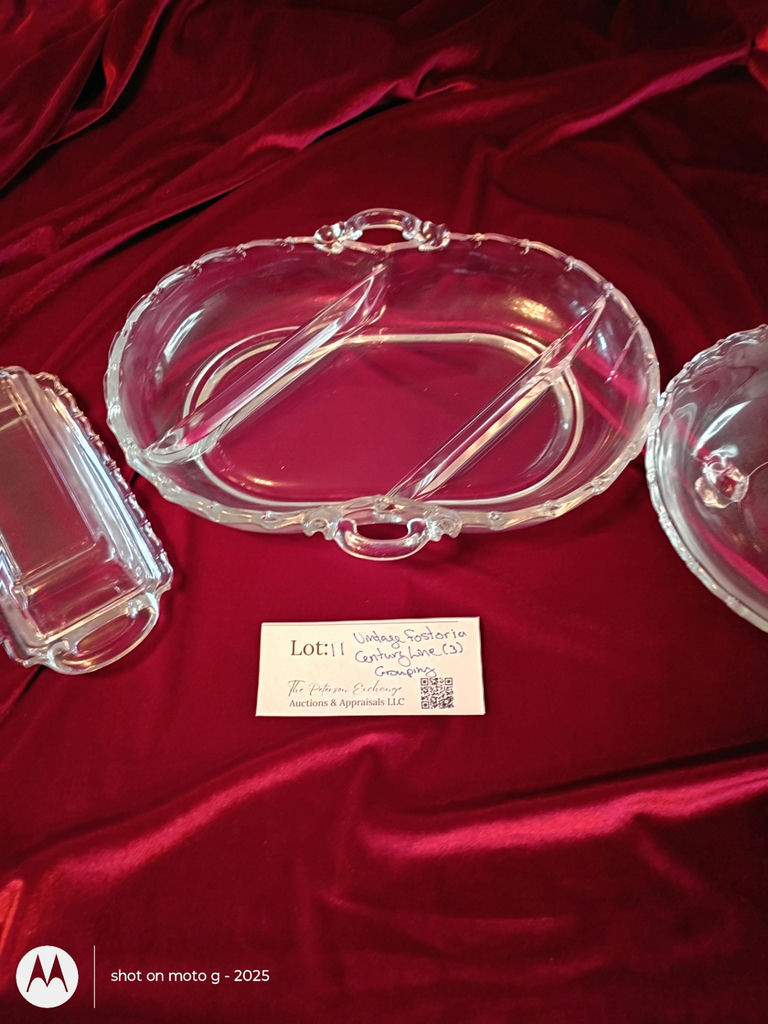 Vintage Fostoria Century Line Glass Serving Dishes - image 2 of 5
