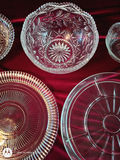 Assorted Pressed and Cut Glass Serving Bowls and Platters - thumbnail 4 of 4