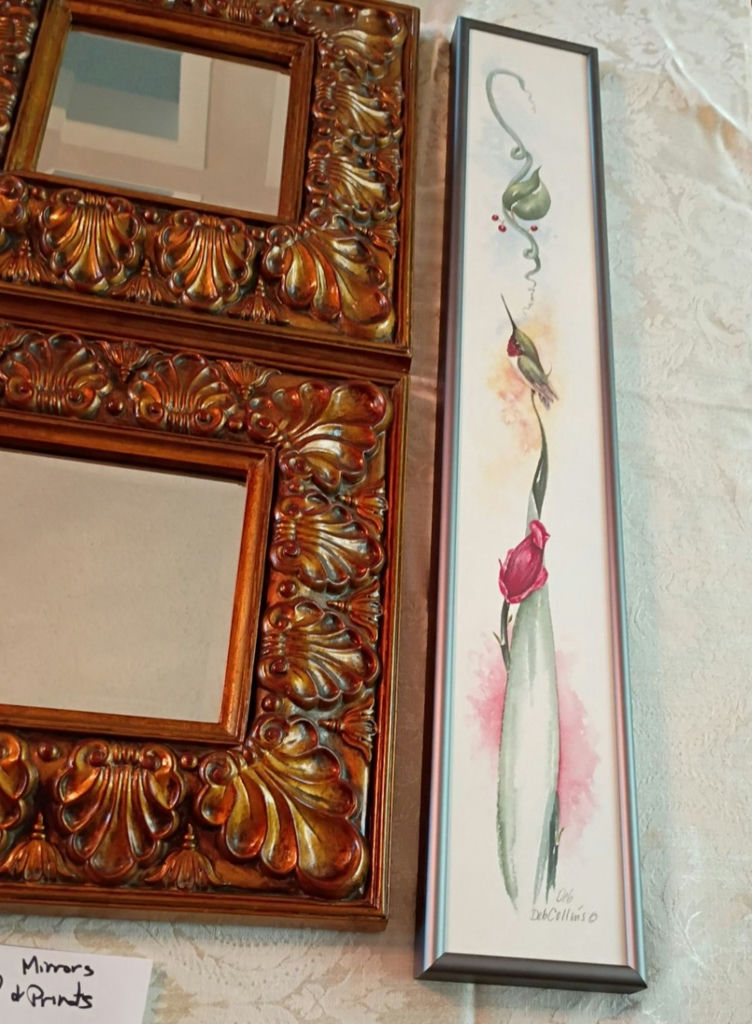 Decorative Wall Mirrors and Floral Framed Prints - image 4 of 4
