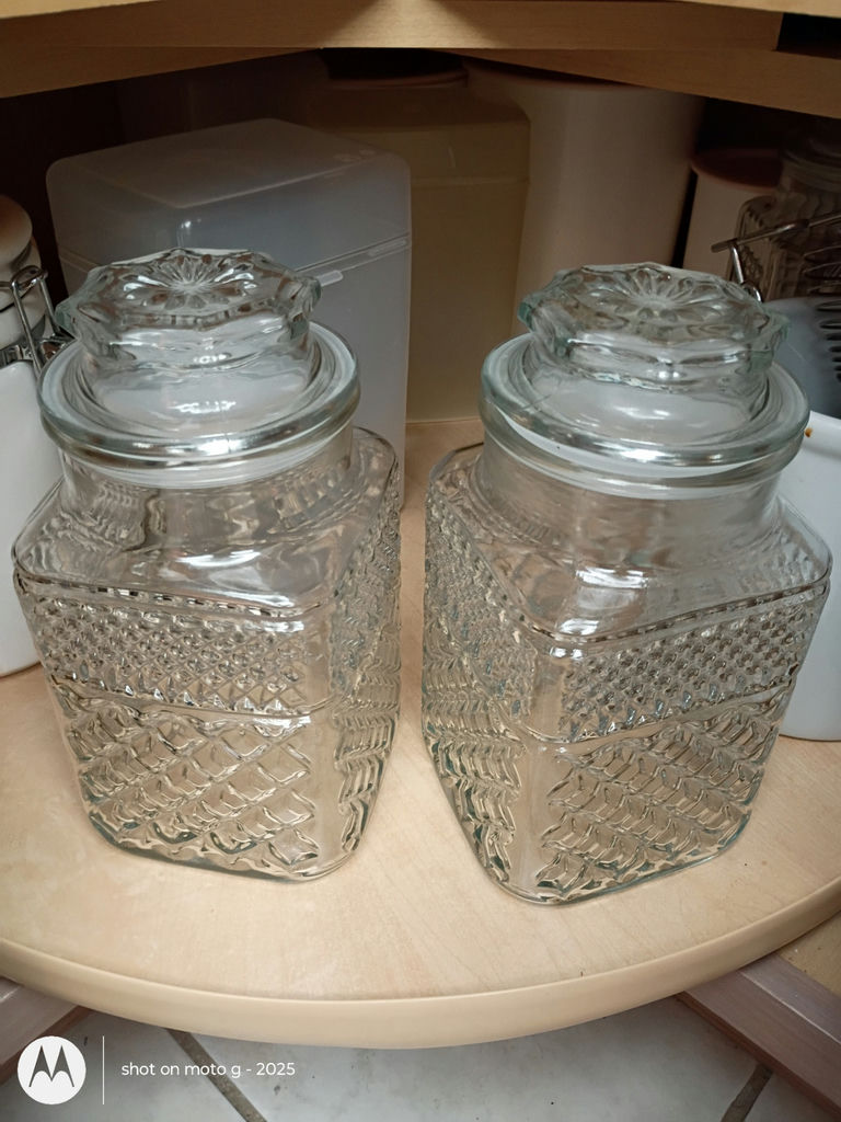 Assorted Kitchen Canisters and Glass Storage Jars - image 3 of 5