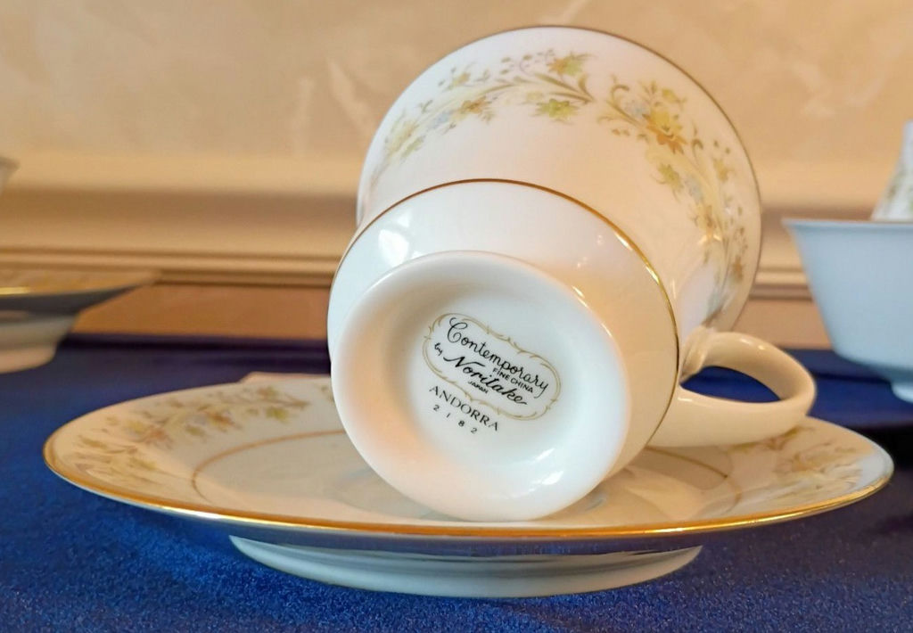 Noritake Contemporary Andorra Tea Cups and Saucers Set - image 6 of 6