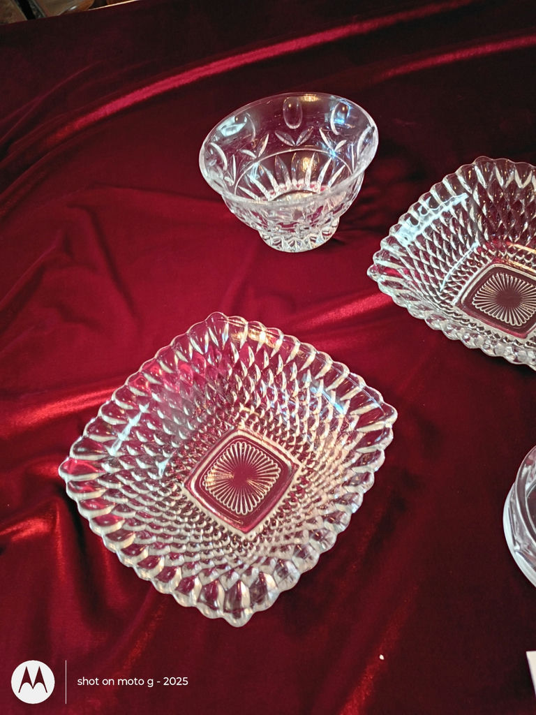 Cut Crystal and Vintage Glass Bowls Grouping - image 4 of 5