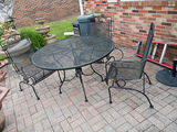 Metal Patio Table and Four Chairs - thumbnail 2 of 4