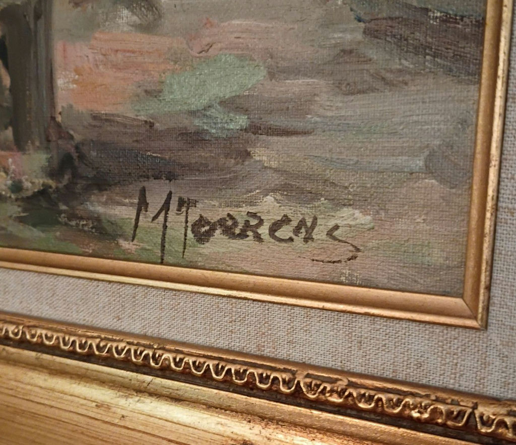 Framed Oil Painting by M. Torrens - image 6 of 10