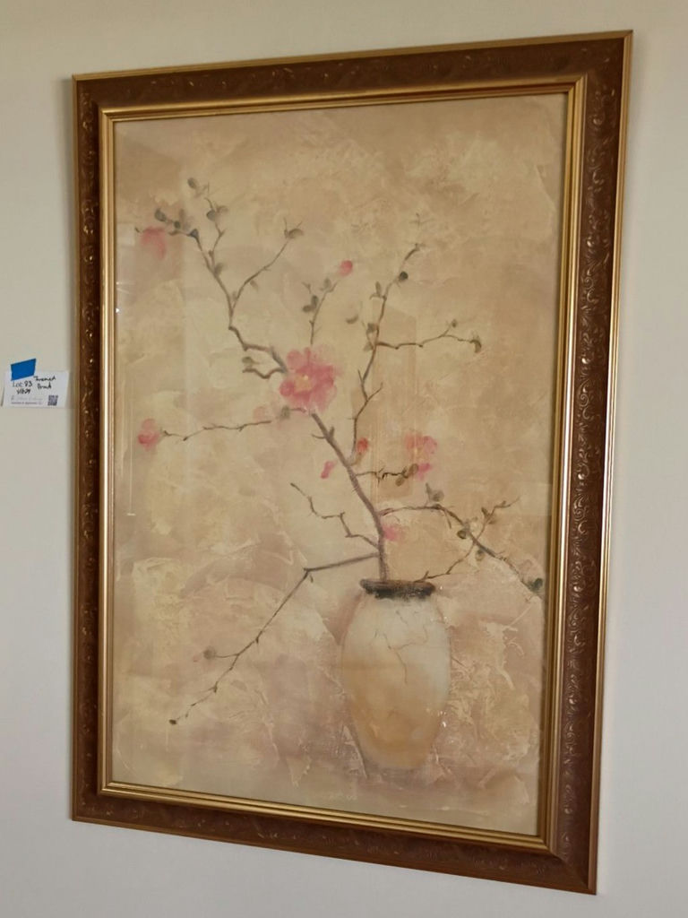 Framed Floral Vase Print - image 1 of 3
