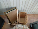 Woven Teapot-Shaped Decorative Container with Baskets and Picture Frames - thumbnail 2 of 5