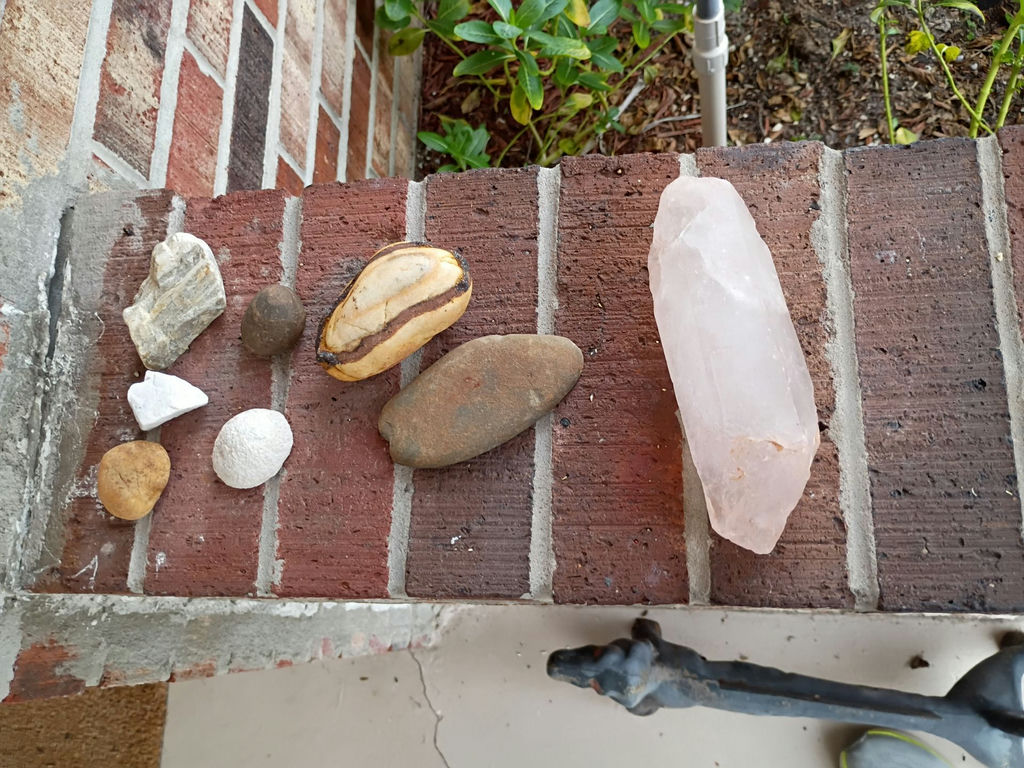 Cast Iron Dachshund Boot Scraper and Assorted Stones - image 4 of 4