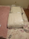 Pink Throw Blanket and White Heated Blanket - thumbnail 3 of 5