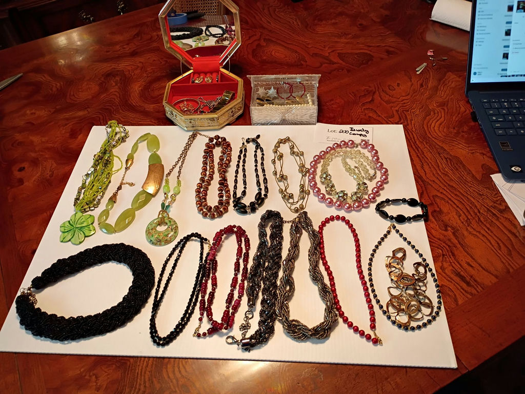 Assorted Costume Jewelry and Jewelry Boxes - image 1 of 5