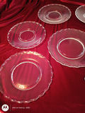 Set of Seven Fostoria Century Glass Plates - thumbnail 2 of 4
