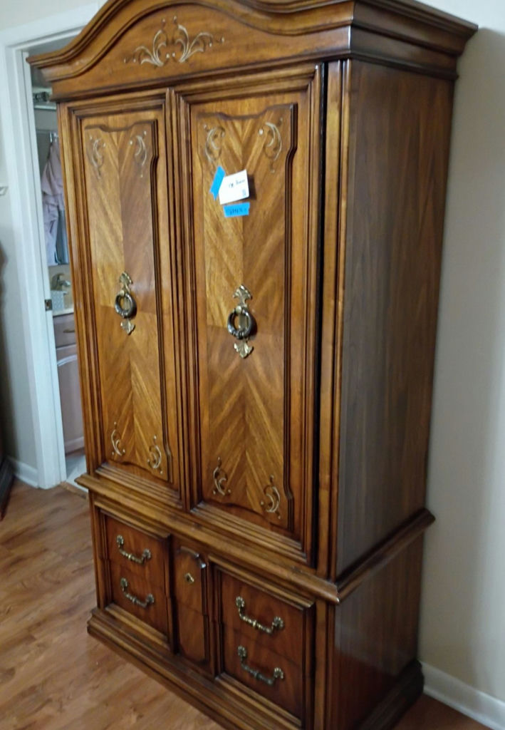 Wood Armoire Cabinet with Shelves and Drawers - image 5 of 5