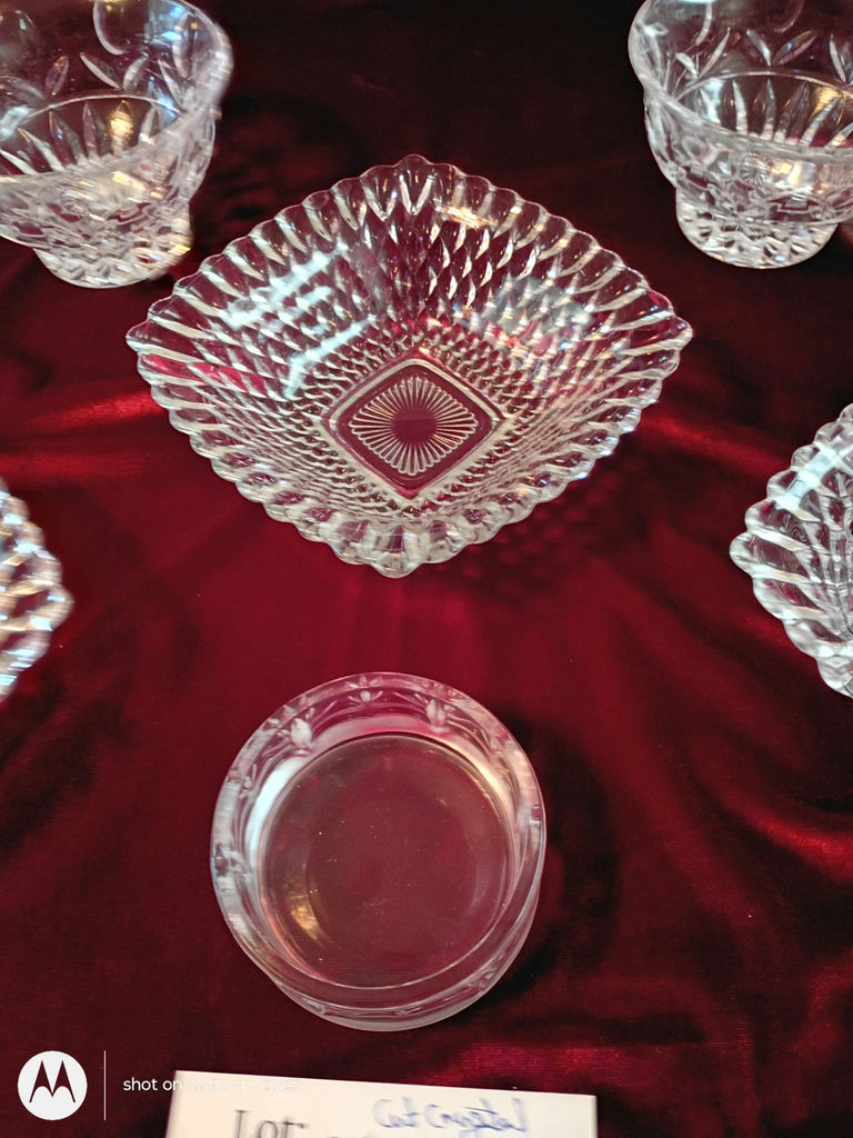 Cut Crystal and Vintage Glass Bowls Grouping - image 3 of 5