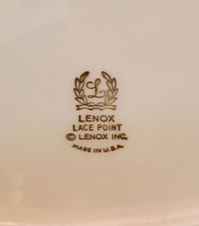 Lenox Lace Point Serving Bowls - image 2 of 4