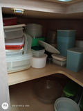 Assorted Plastic Food Storage Containers and Canisters - thumbnail 1 of 3