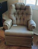 Tufted Swivel Rocking Armchair - thumbnail 1 of 4