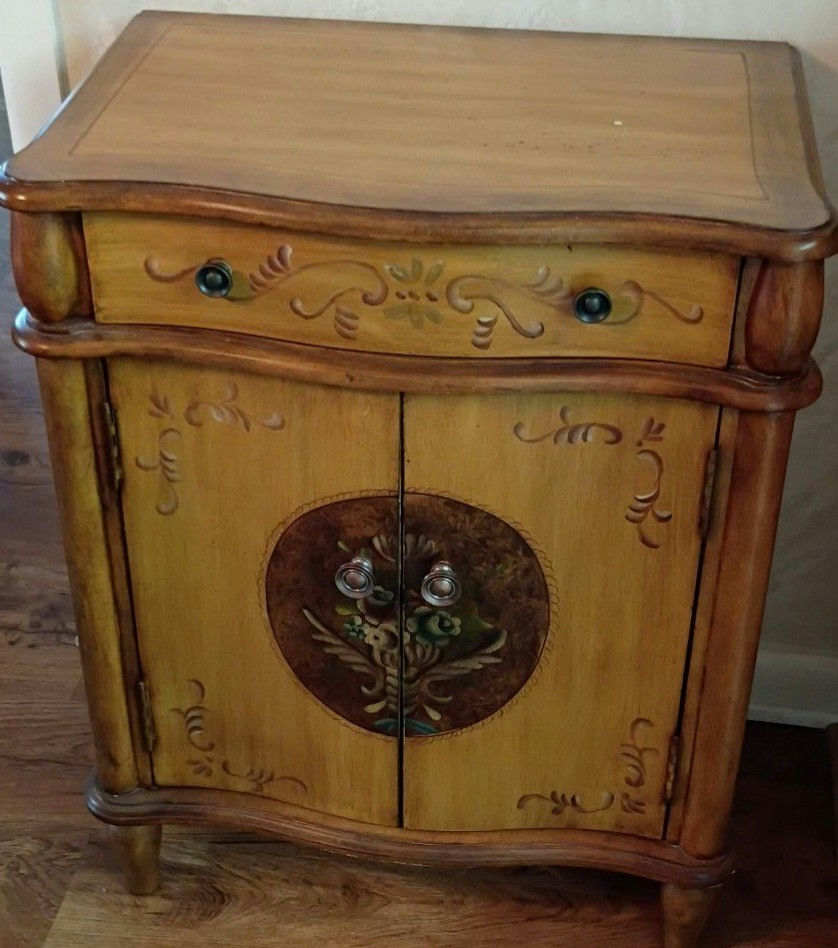 Decorative Wooden Accent Cabinet with Drawer - image 1 of 7