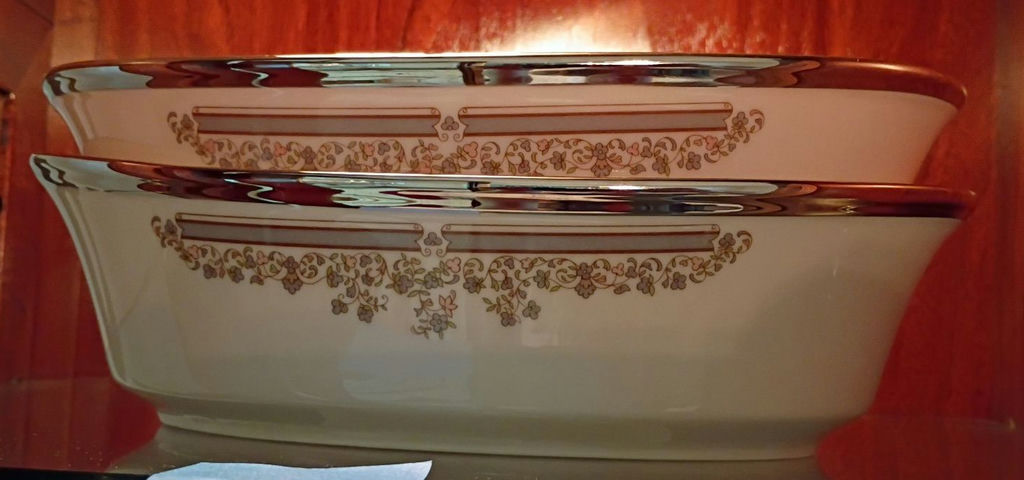 Lenox Lace Point Serving Bowls - image 1 of 4