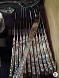 Ornate Silver-Tone Flatware Set - thumbnail 2 of 10
