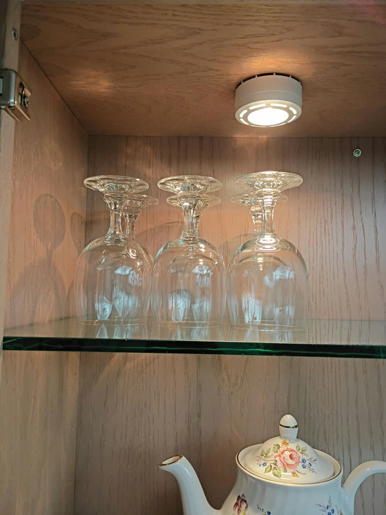 Glass Pitcher and Stemware Set - image 3 of 3