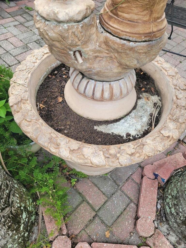 Decorative Garden Fountain with Woman Statue and Frog Figure - image 7 of 8