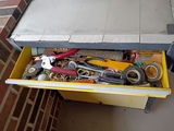 Rolling Tool Cart with Hand Tools and Folding Ladder - thumbnail 2 of 4
