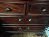 Wooden Nightstand with Marble Top - thumbnail 2 of 4