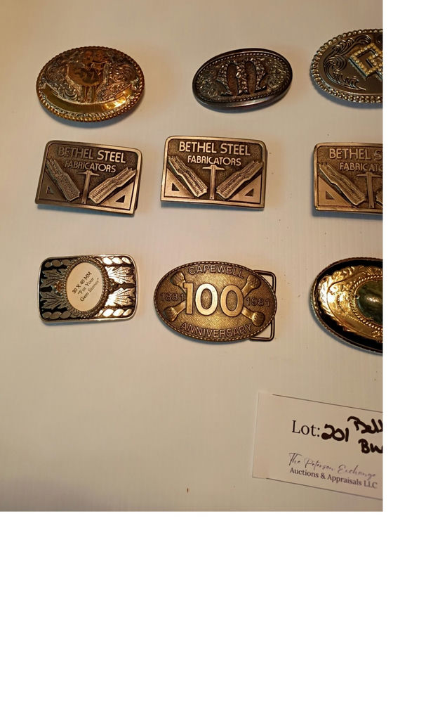 Collection of Metal Belt Buckles - image 2 of 4