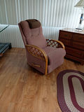 Upholstered Rocking Recliner Chair - thumbnail 3 of 4