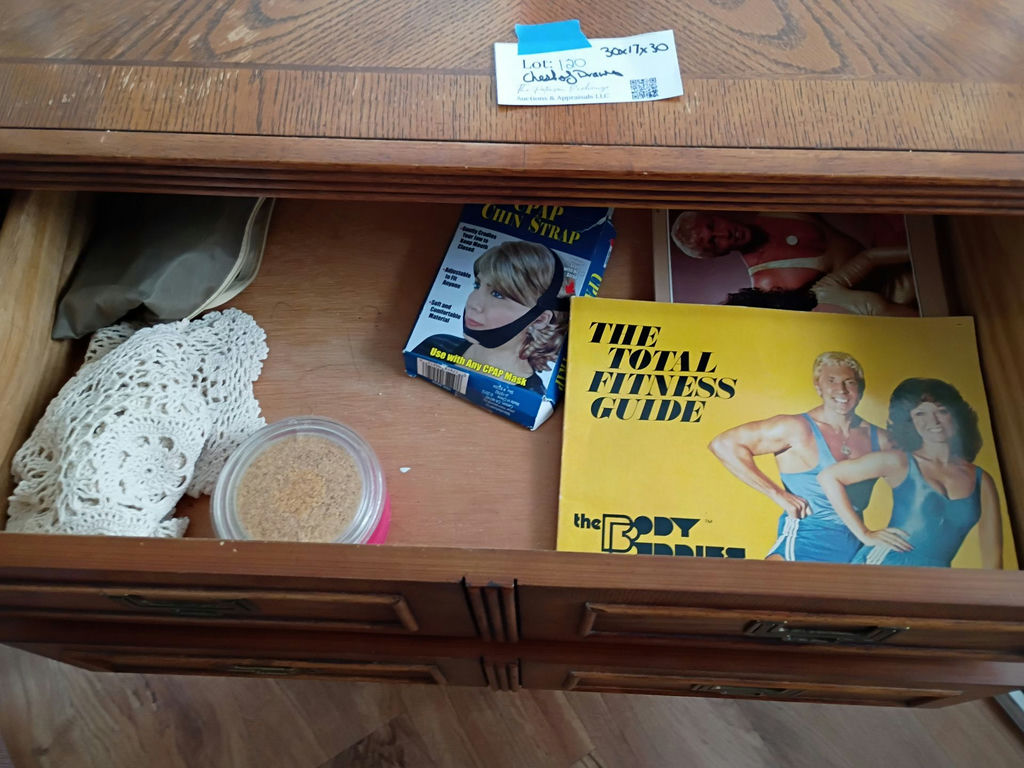 Wooden three-Drawer Chest - image 8 of 11