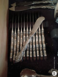 Ornate Silver-Tone Flatware Set - thumbnail 4 of 10
