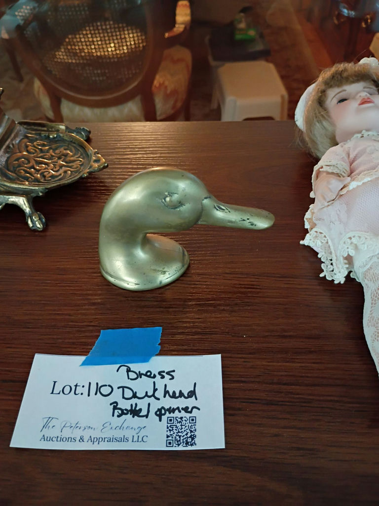 Brass Duck Head Bottle Opener - image 1 of 3