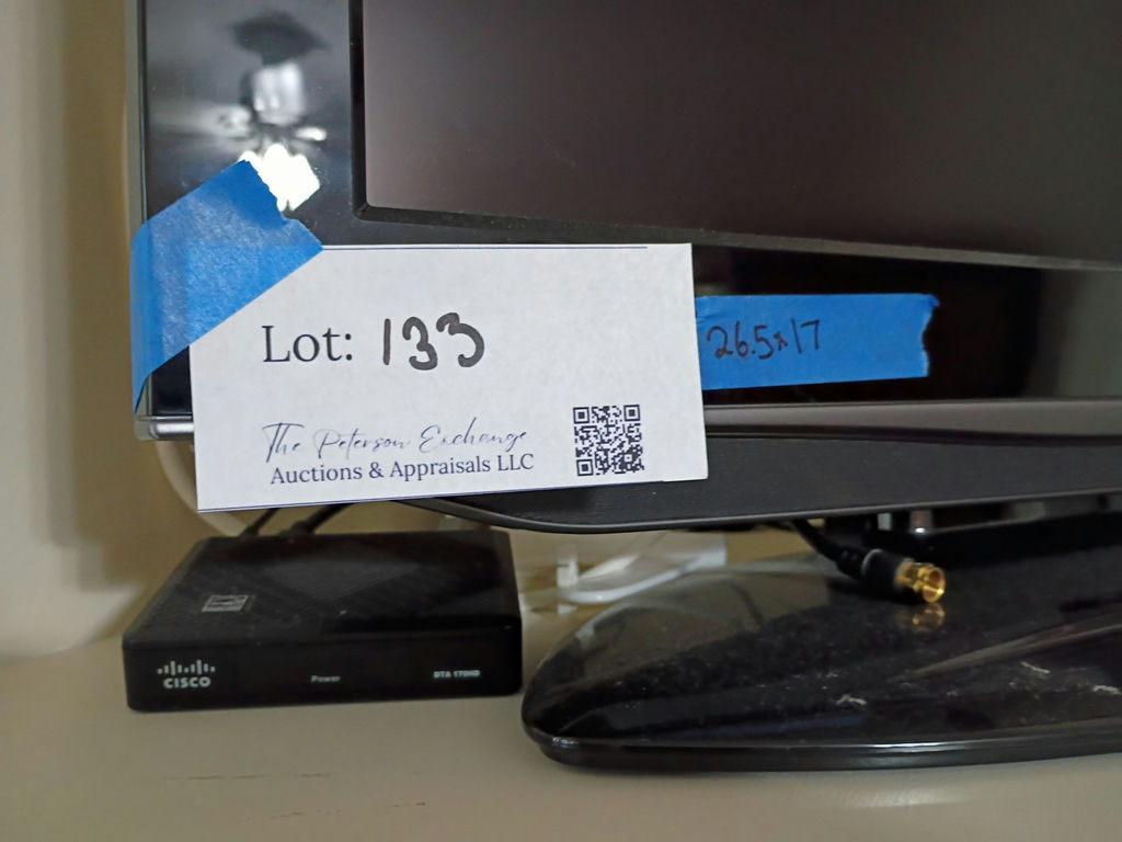 Sharp Flat Screen Television with Cisco Set-Top Box - image 3 of 4