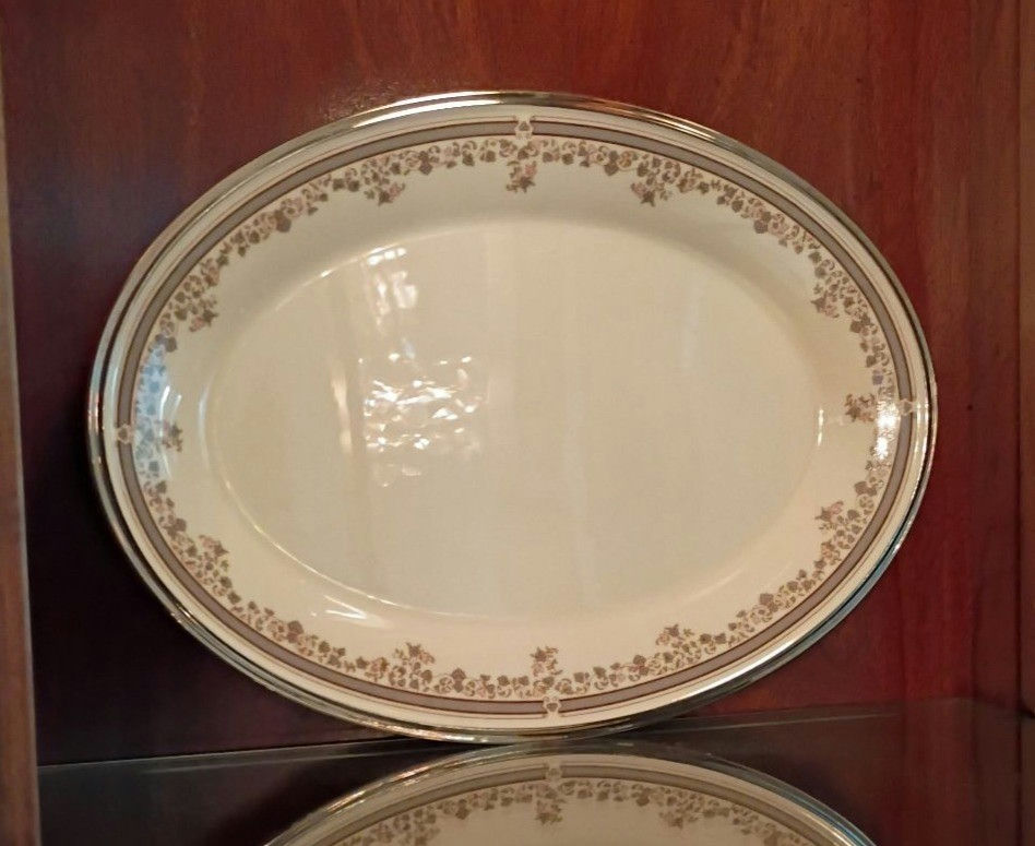 Lenox Lace Point Oval Serving Platter and Vegetable Bowl - image 3 of 5