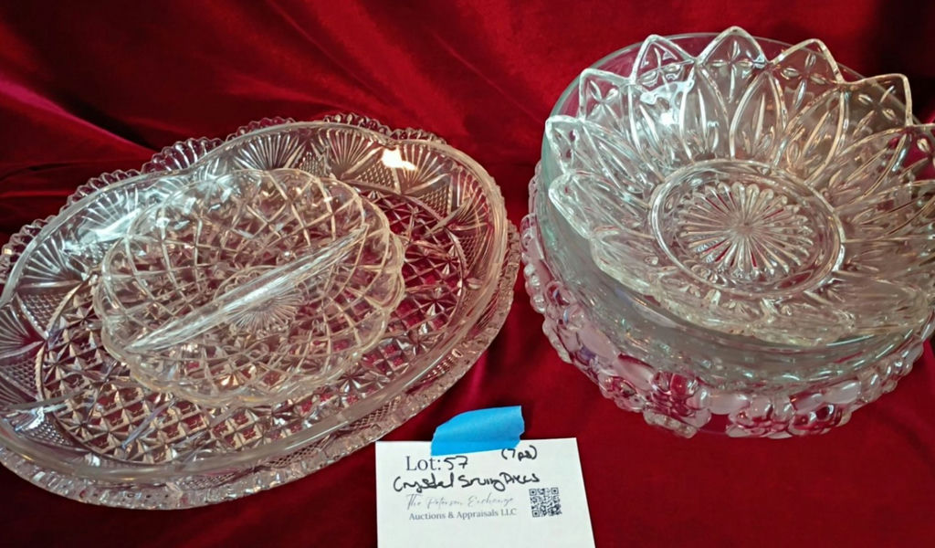 Assorted Cut Glass Serving Dishes and Bowls - image 1 of 4