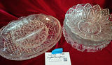 Assorted Cut Glass Serving Dishes and Bowls - thumbnail 1 of 4