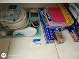 Assorted Kitchen Supplies and Cleaning Items - thumbnail 1 of 4