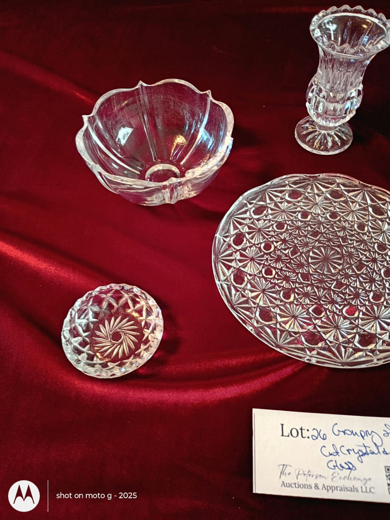 Assorted Cut Crystal Glassware Pieces - image 3 of 3