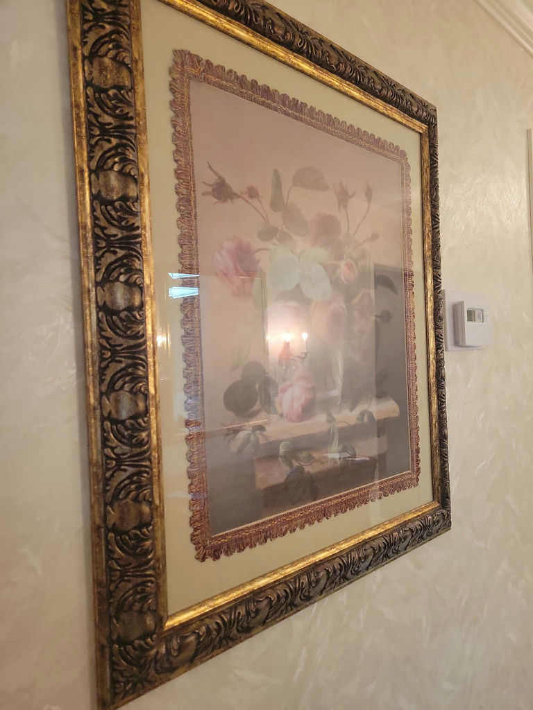 Framed Floral Wall Art - image 3 of 4