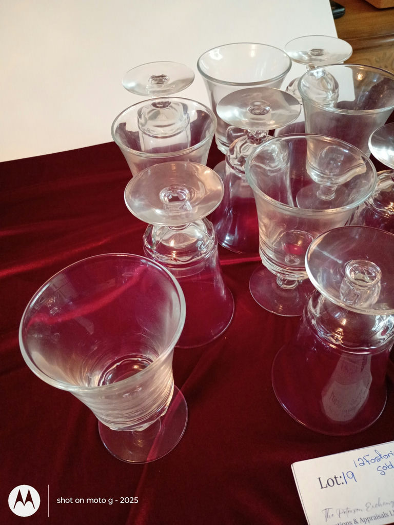 Set of 12 Clear Glass Goblets - image 4 of 9