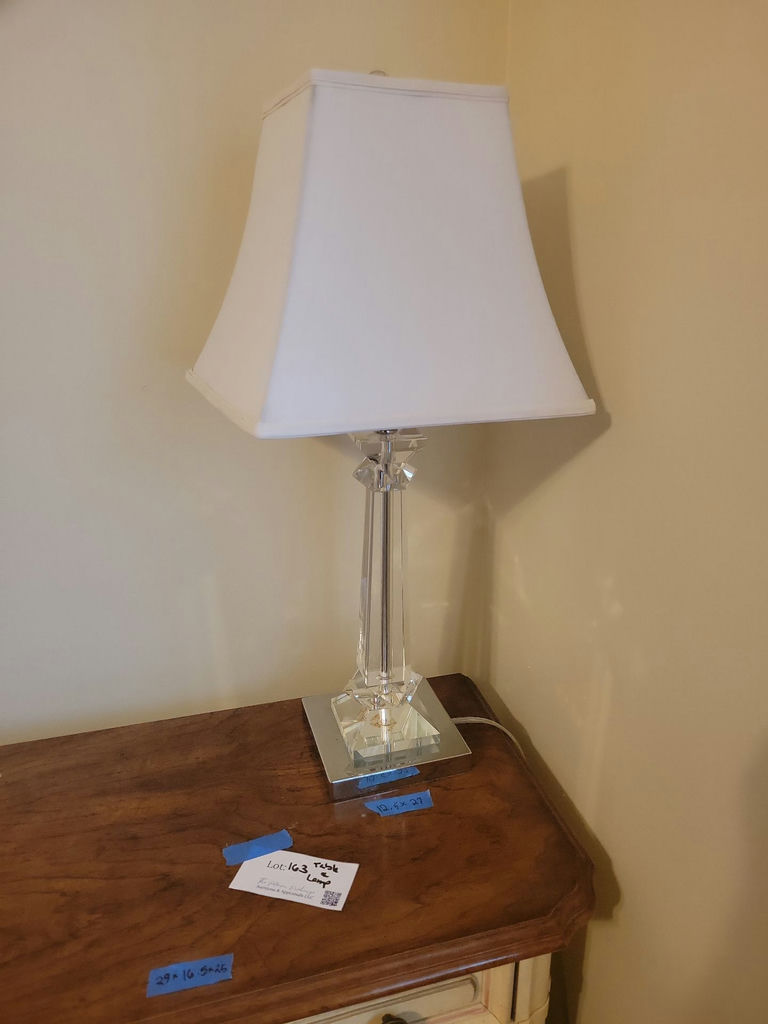 Nightstand and Table Lamp - image 2 of 8
