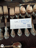 Ornate Silver-Tone Flatware Set - thumbnail 10 of 10