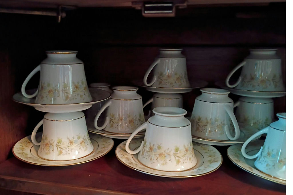 Noritake Contemporary Andorra Tea Cups and Saucers Set - image 2 of 6