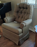 Tufted Swivel Rocking Armchair - thumbnail 3 of 4