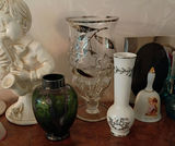 Decorative Figurines, Vases, Bells, and Floral Arrangement - thumbnail 4 of 6